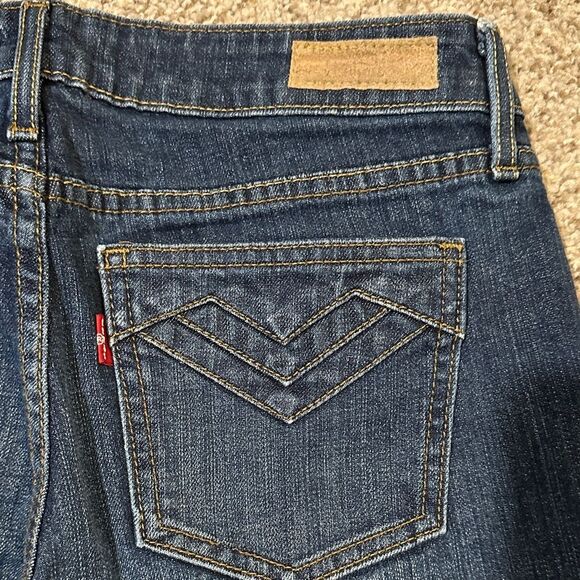 Levi's 545 Low Boot Cut Dark Blue Women's Jeans - Picture 5 of 5